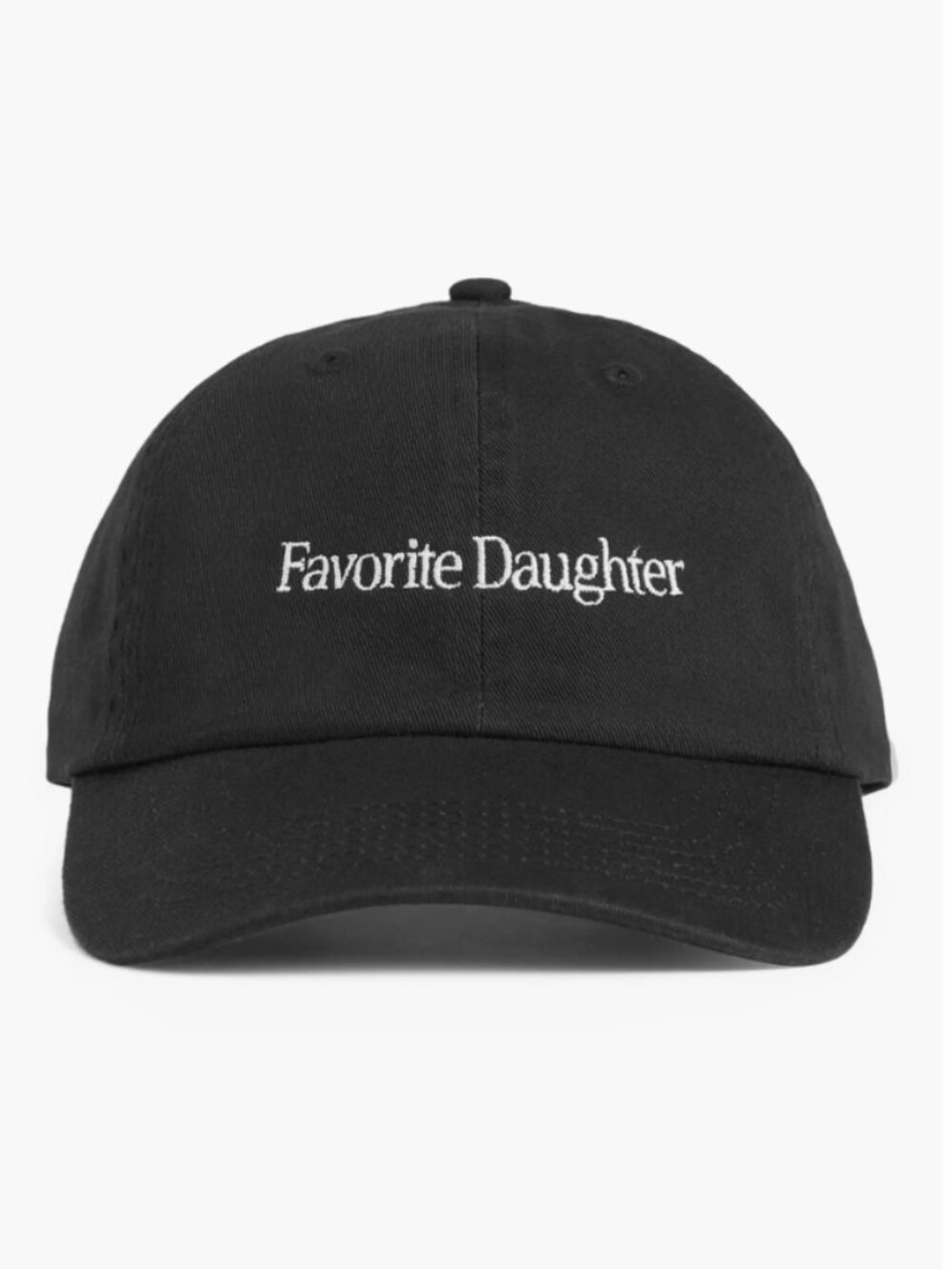 Favorite Daughter Classic Logo Baseball Hat, Black, One size
